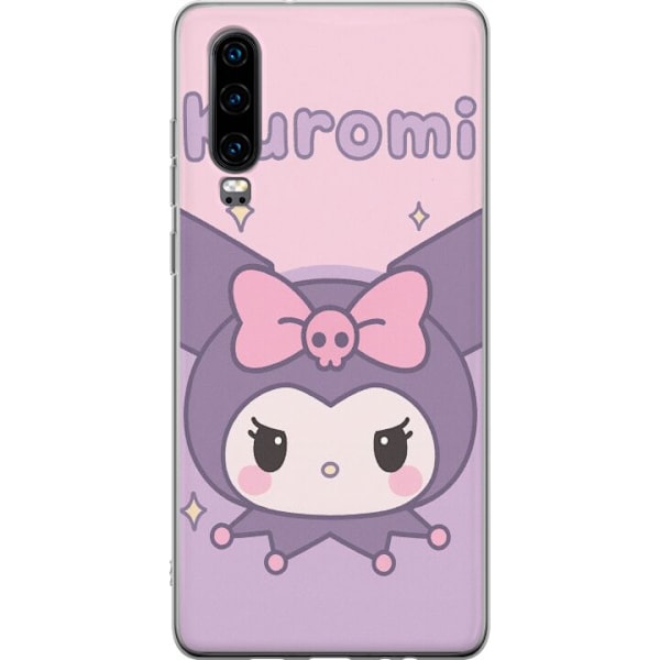 Huawei P30 Gjennomsiktig deksel Kuromi Kawaii
