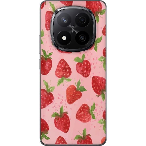 Xiaomi Redmi Note 14 Pro+ Läpinäkyvä kuori Mansikkahaaveet