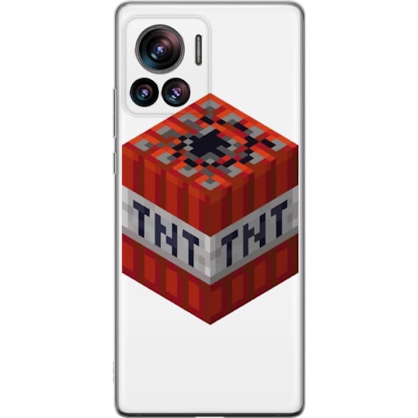Motorola Edge 30 Ultra Läpinäkyvä kuori Minecraft TNT