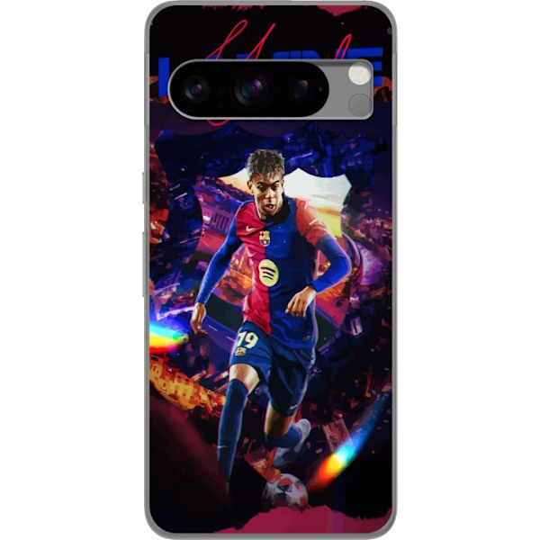 Google Pixel 8 Pro Läpinäkyvä kuori Yamal Rising Talent FC Barcelona Pelaaja Nuori Jalkapalloilija Suosittu Motiivi Urheilu Espanja Lahjakkuus