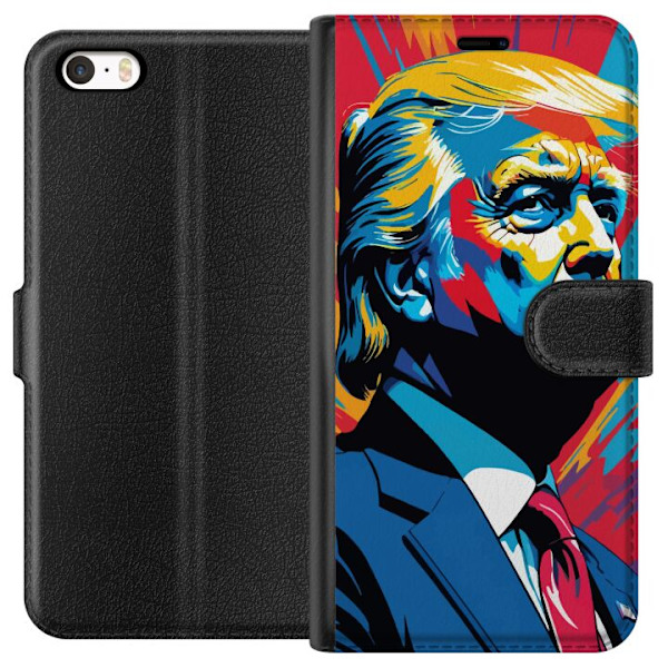 Apple iPhone 5s Lompakkokotelo Trump