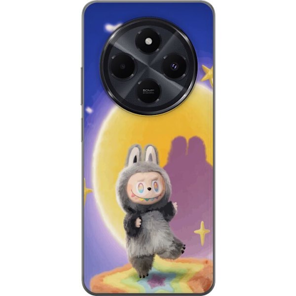Xiaomi Redmi A4 Läpinäkyvä kuori Labubu Neon Pop - Neonväri pop-taiteen hirviö