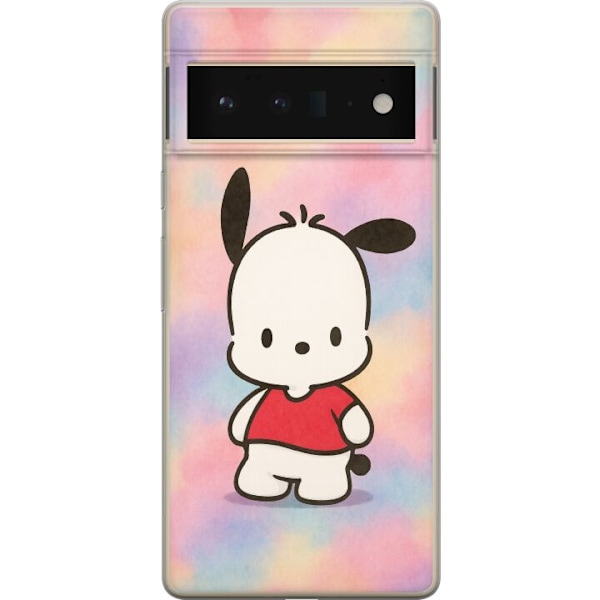 Google Pixel 6 Pro Läpinäkyvä kuori Kawaii Sanrio Pochacco