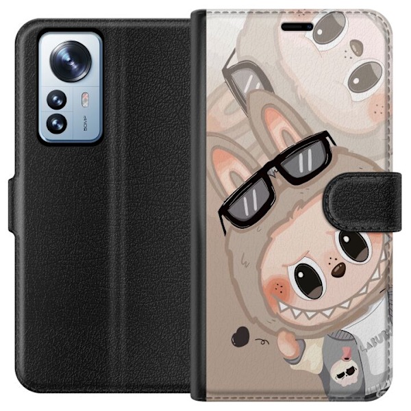 Xiaomi 12 Pro Lompakkokotelo Labubu Rainbow Chaos