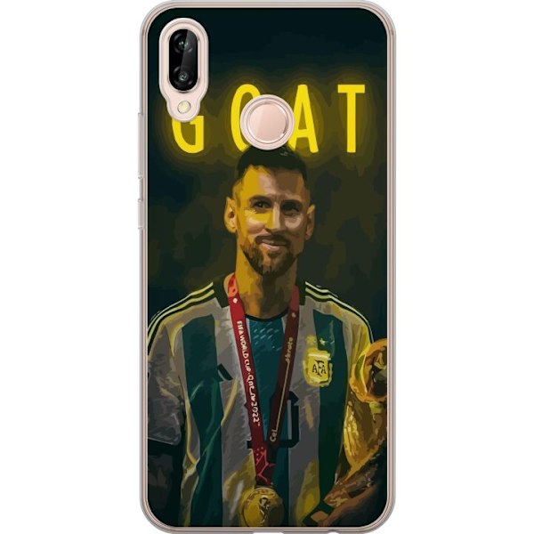 Huawei P20 lite Läpinäkyvä kuori Vuohi Messi