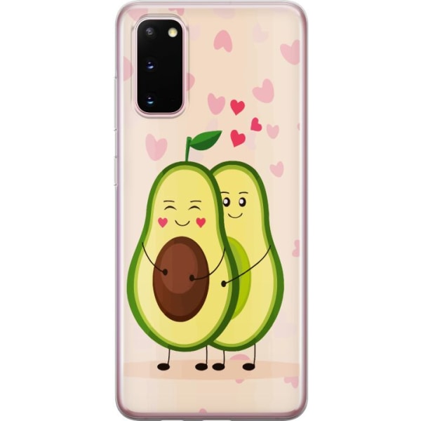 Samsung Galaxy S20 Gennemsigtig cover Avokado Kærlighed