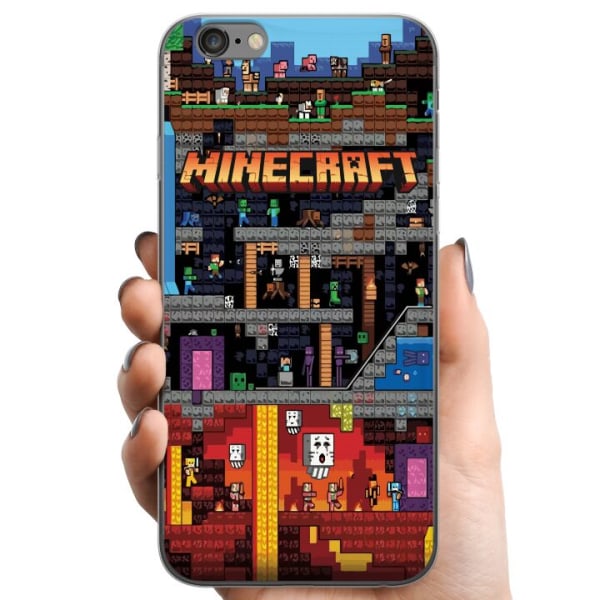 Apple iPhone 6 Plus TPU Matkapuhelimen kuori Minecraft