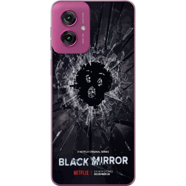 Motorola Moto G55 Läpinäkyvä kuori Black Mirror Sci-Fi Netf