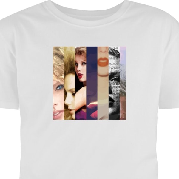 T-Shirt Taylor Swift valkoinen XL