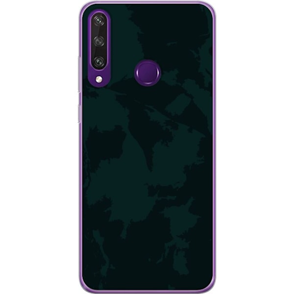 Huawei Y6p Gennemsigtig cover Grønt