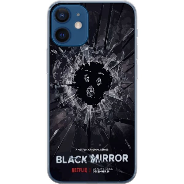 Apple iPhone 12  Läpinäkyvä kuori Black Mirror Sci-Fi Netfl