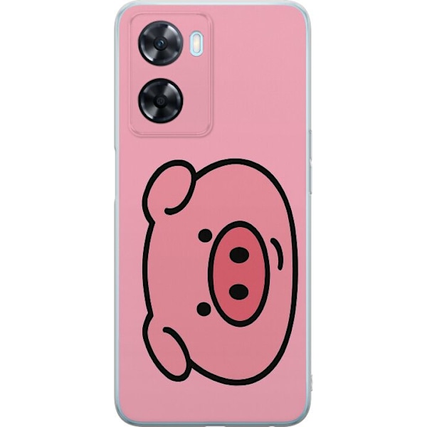 OnePlus Nord N20 SE Läpinäkyvä kuori Kawaii Piggy