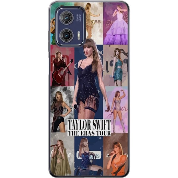 Motorola Moto G73 Gennemsigtig cover Taylor Swift