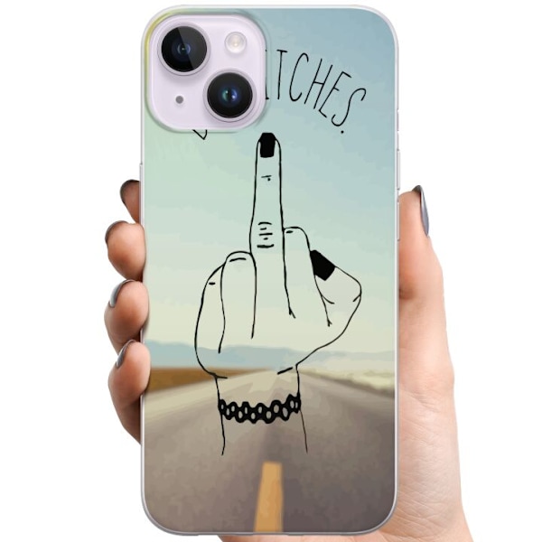 Apple iPhone 15 Plus TPU Matkapuhelimen kuori Bye Bitches