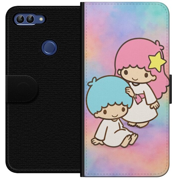 Huawei P smart Plånboksfodral Kawaii Sanrio Kiki Lola Little Twin Stars