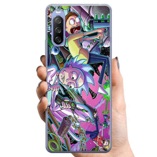 Sony Xperia 10 III Lite TPU Mobilskal Rick and Morty