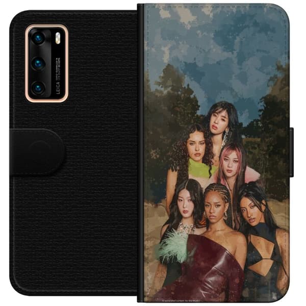 Kompatibelt Lommeboketui til Huawei P40 KATSEYE brun