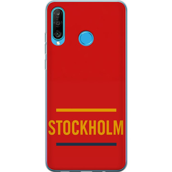 Huawei P30 lite Gennemsigtig cover Stockholm – Hockey