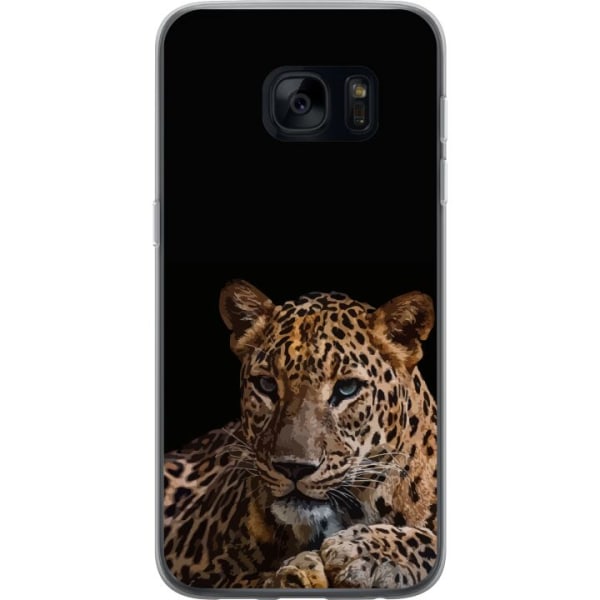 Samsung Galaxy S7 Gennemsigtig cover Leopard