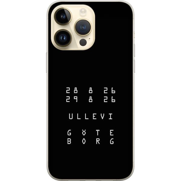 Kompatibelt Mobildeksel til Apple iPhone 15 Pro Max Ullevi Göteborg 2026 hvit