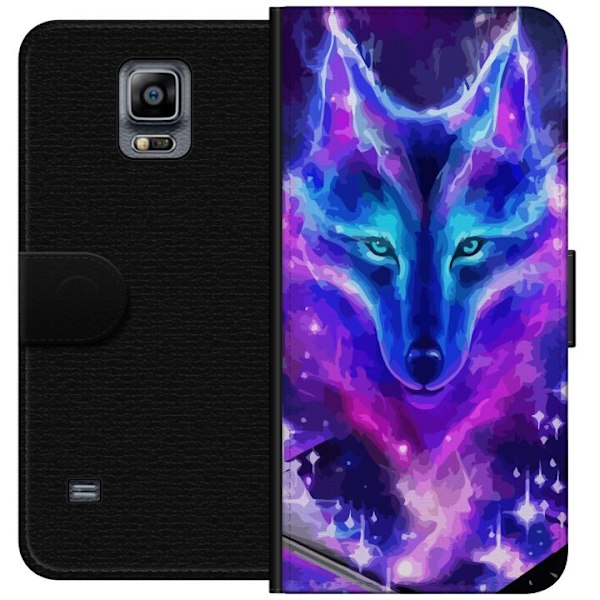 Samsung Galaxy Note 4 Plånboksfodral Neon Varg