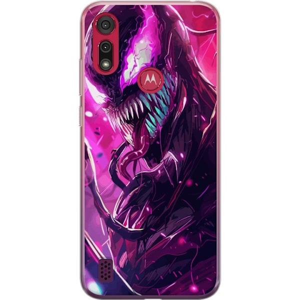 Motorola Moto E6s (2020) Gennemsigtig cover Spider Man