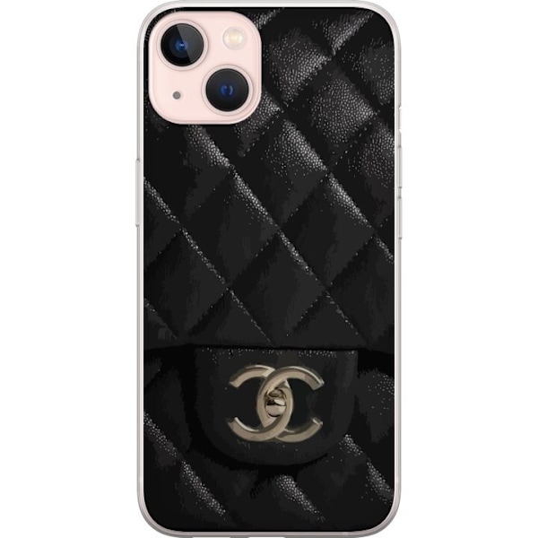 Apple iPhone 13 Gennemsigtig cover Chanel Sort