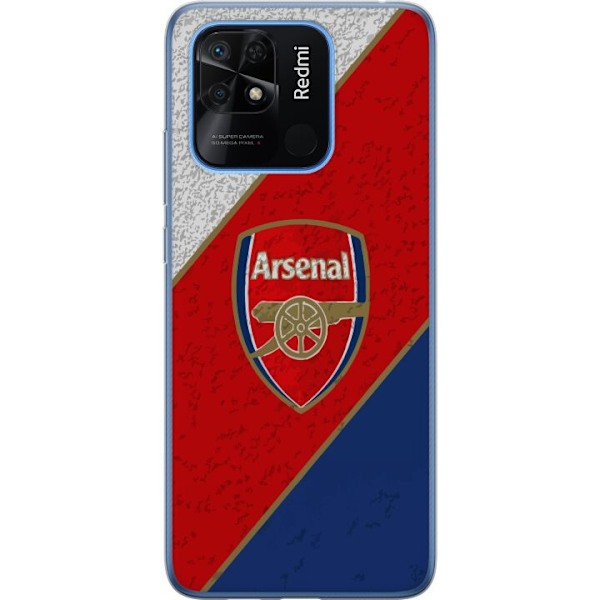 Xiaomi Redmi 10C Läpinäkyvä kuori Arsenal