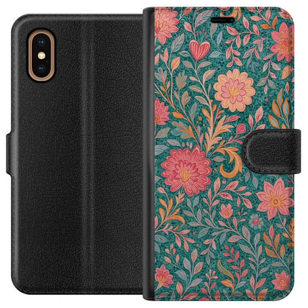 Apple iPhone XS Max Tegnebogsetui Floral Dream