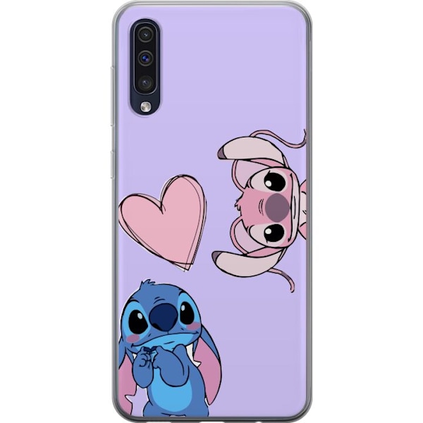 Samsung Galaxy A50 Läpinäkyvä kuori Stitch Mode