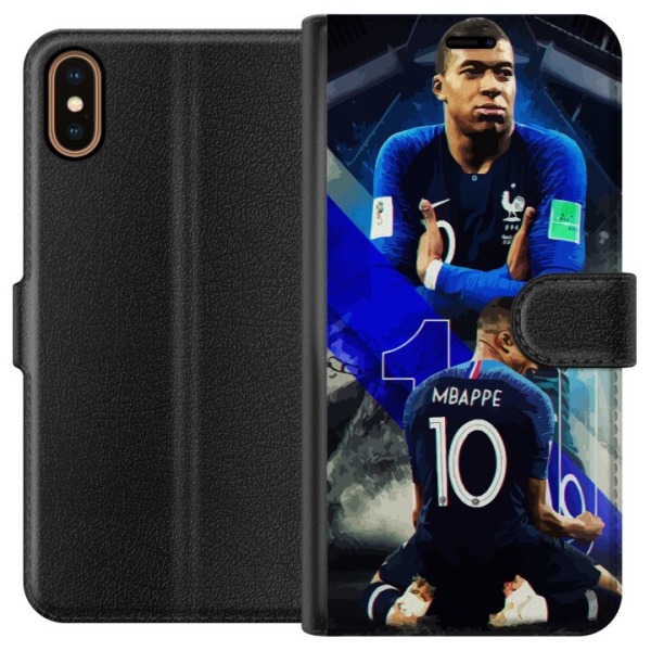 Apple iPhone X Plånboksfodral Kylian Mbappé