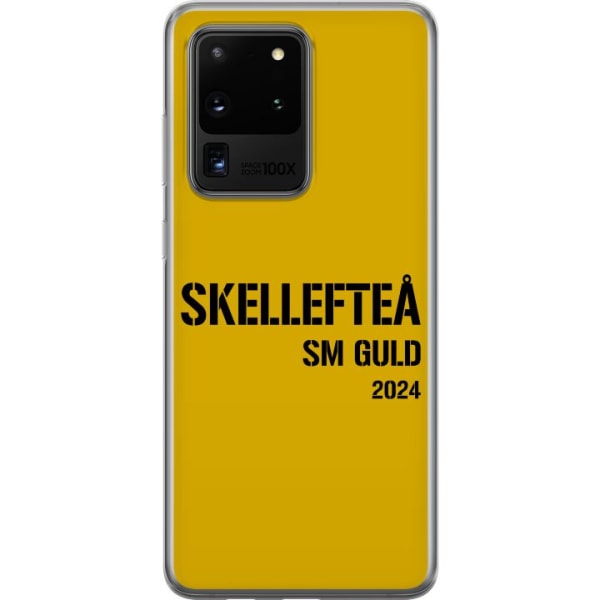 Samsung Galaxy S20 Ultra Gennemsigtig cover Skellefteå SM GUL
