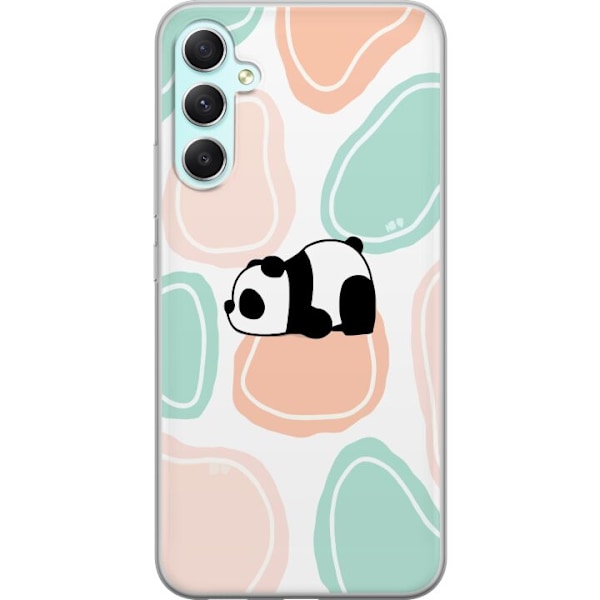 Samsung Galaxy A34 Läpinäkyvä kuori Kawaii Panda