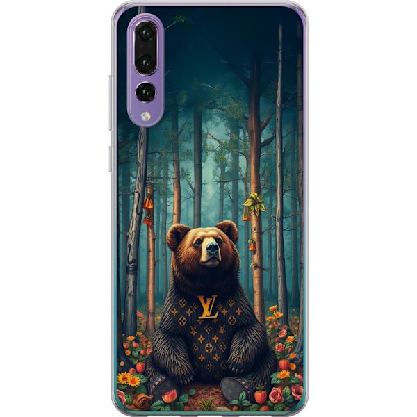 Huawei P20 Pro Gjennomsiktig deksel LV bjørn i skogen