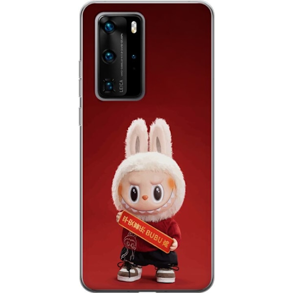Huawei P40 Pro Läpinäkyvä kuori Pop Mart The Monsters Labub