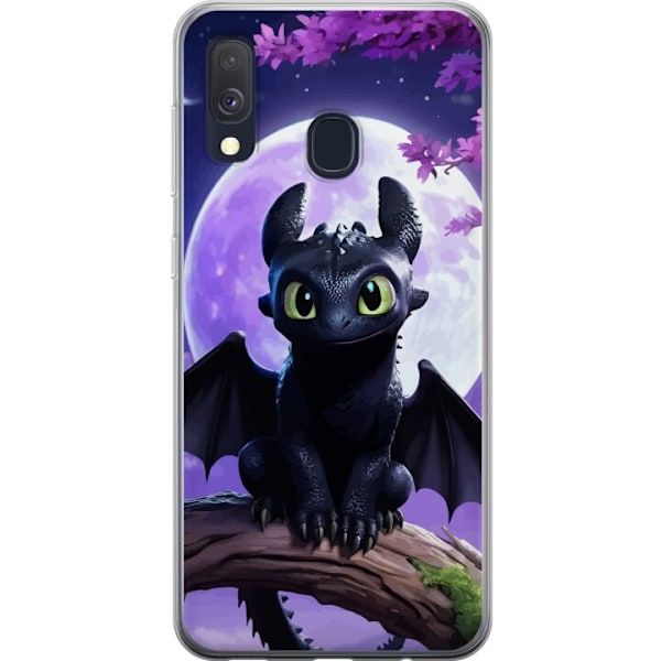 Samsung Galaxy A40 Gennemsigtig cover Dragetræneren