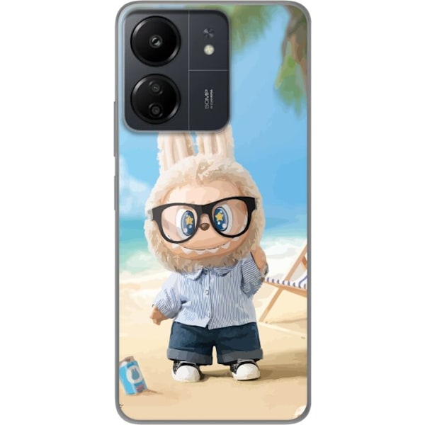 Xiaomi Redmi 13C Läpinäkyvä kuori Labubu Tummat Unelmat