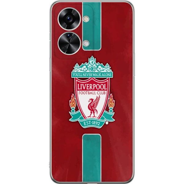OnePlus Nord 2T Genomskinligt Skal Liverpool FC – Klassisk F