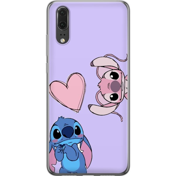 Huawei P20 Läpinäkyvä kuori Stitch Mode