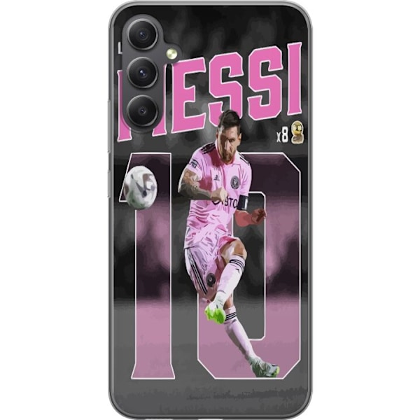 Samsung Galaxy A15 5G Läpinäkyvä kuori Lionel Messi