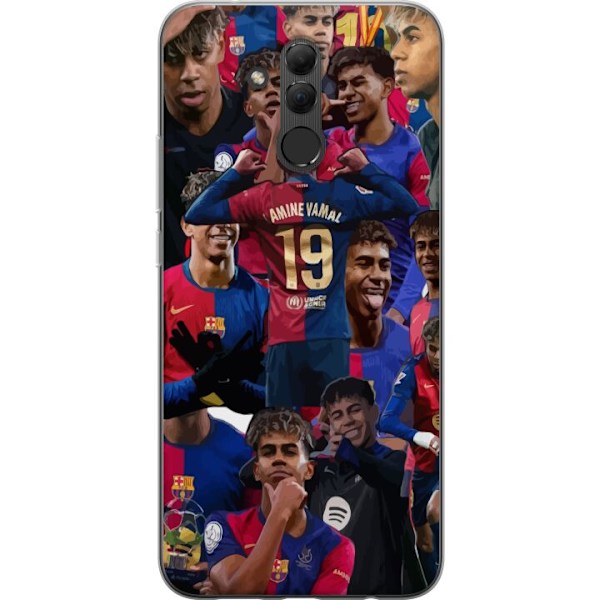 Huawei Mate 20 lite Genomskinligt Skal Lamine Yamal mobilskal för fotbollsfans