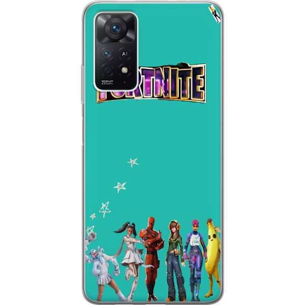 Xiaomi Redmi Note 11 Pro 5G Gennemsigtig cover Fortnite