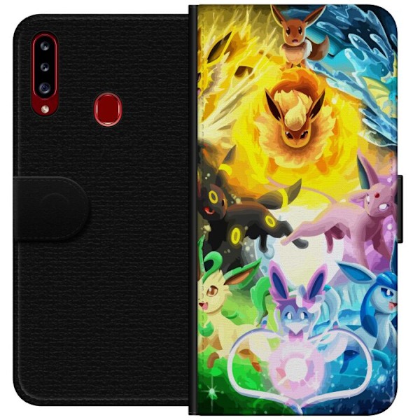 Samsung Galaxy A20s Lommeboketui Pokemon