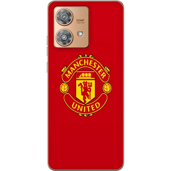 Motorola Edge 40 Neo Gennemsigtig cover Manchester United