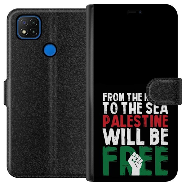 Xiaomi Redmi 9C Tegnebogsetui Fri Palæstina
