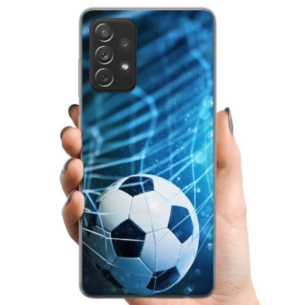 Samsung Galaxy A52 5G TPU Mobilcover VM Fodbold 2018