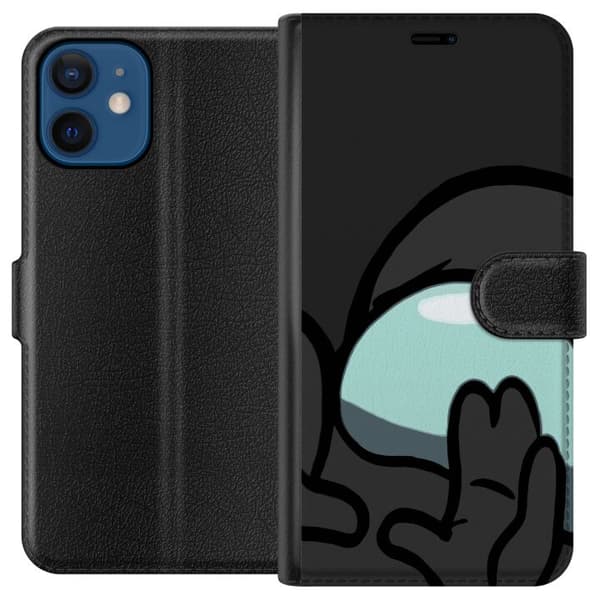 Kompatibelt Plånboksfodral till Apple iPhone 12 mini Among Us Hjälp