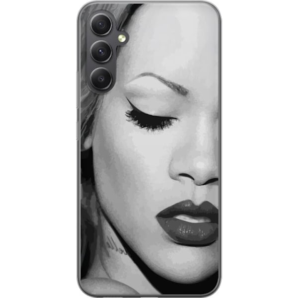 Samsung Galaxy S23 FE Läpinäkyvä kuori Rihanna – Aestheti