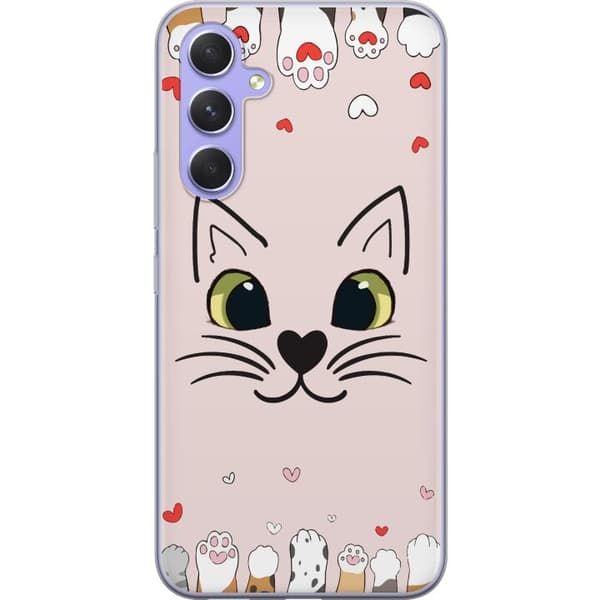 Kompatibelt Mobildeksel til Samsung Galaxy A54 Mjooo Katt