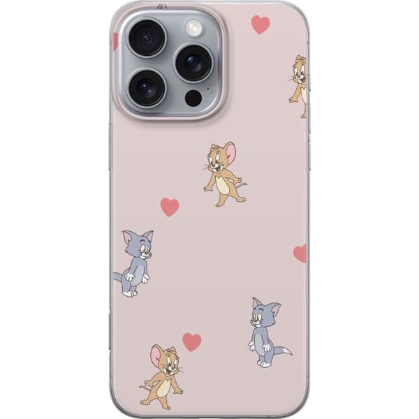 Kompatibelt Mobildeksel til Apple iPhone 16 Pro Max Tom og Jerry